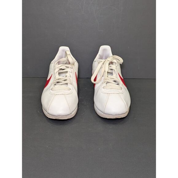Nike Cortez Women’s Size 8 Leather White Blue Red OG Forest Gump 807471-103 - Picture 4 of 12